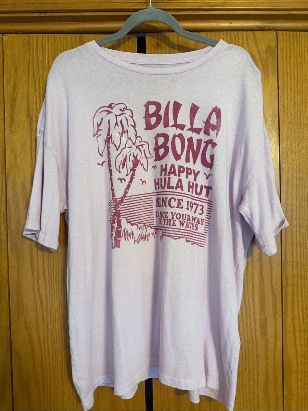 Billabong Light Pink Logo Tee